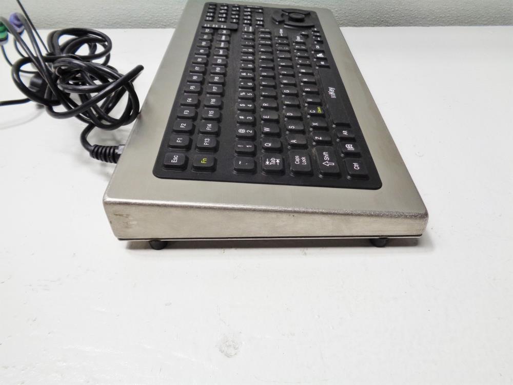 iKey DT-5K-FSR-PS2 Stainless Steel Rugged Desktop Keyboard